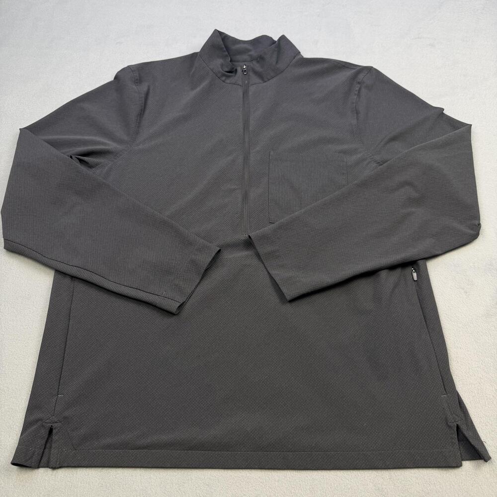 Lululemon Pullover Mens XL Gray 1/4 Zip Lightweight Running Airing Easy Pocket